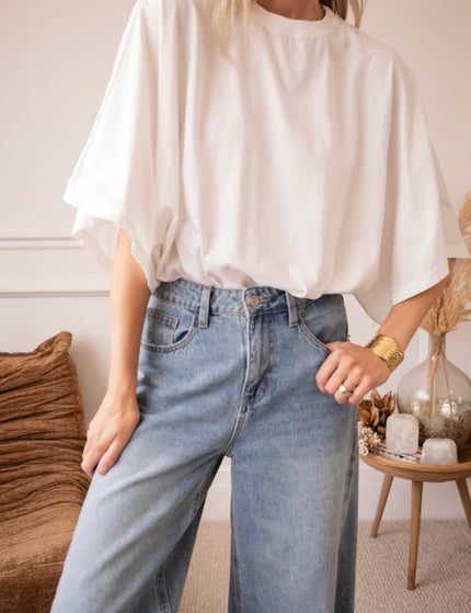 Piper Palazzo Long Blue - Jeans