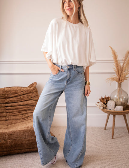 Piper Palazzo Long Blue - Jeans