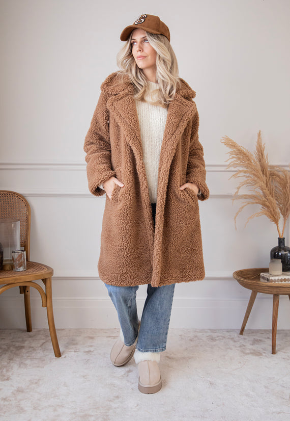 Teddy Charm Camel - Coat