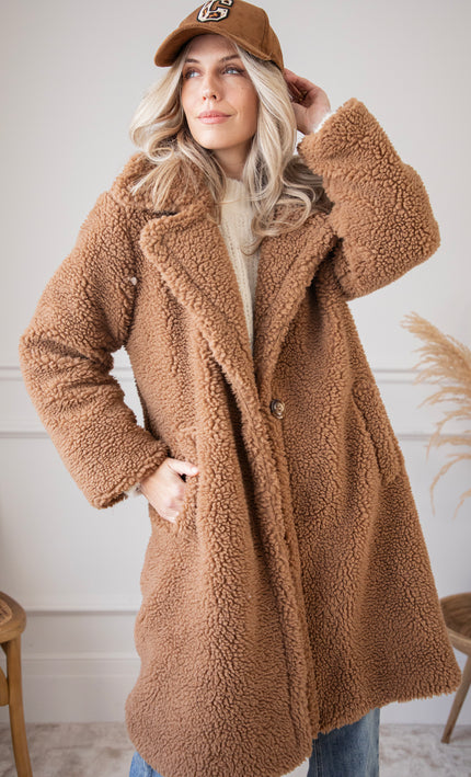 Teddy Charm Camel - Coat