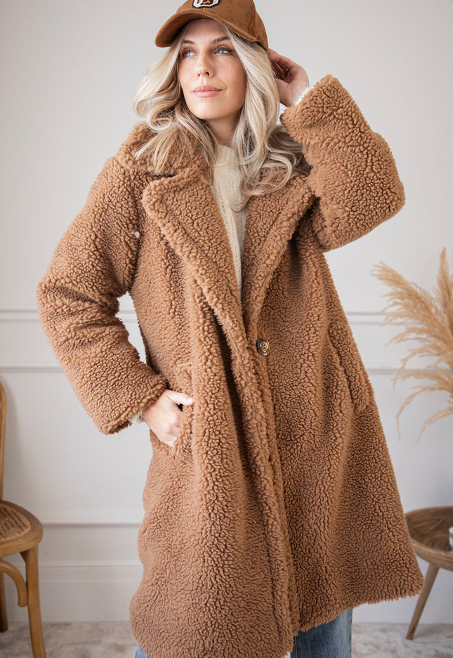 Teddy Charm Camel - Coat