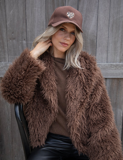 Lexi Faux Fur Brown - Jacket