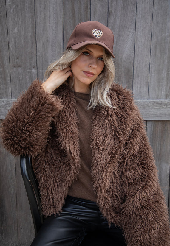 Jacke - Lexi Faux Fur - Braun