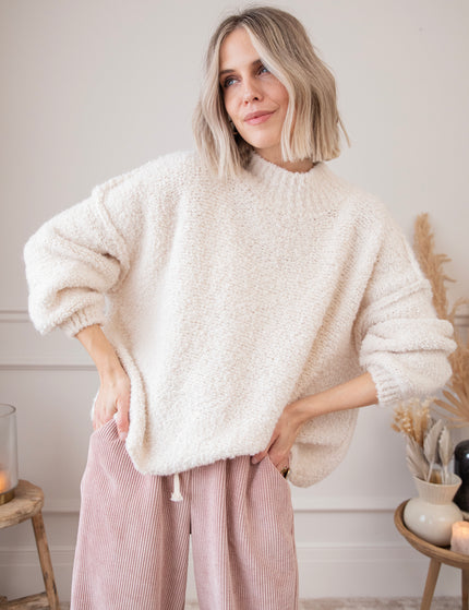 Amber Woolen Beige - Sweater