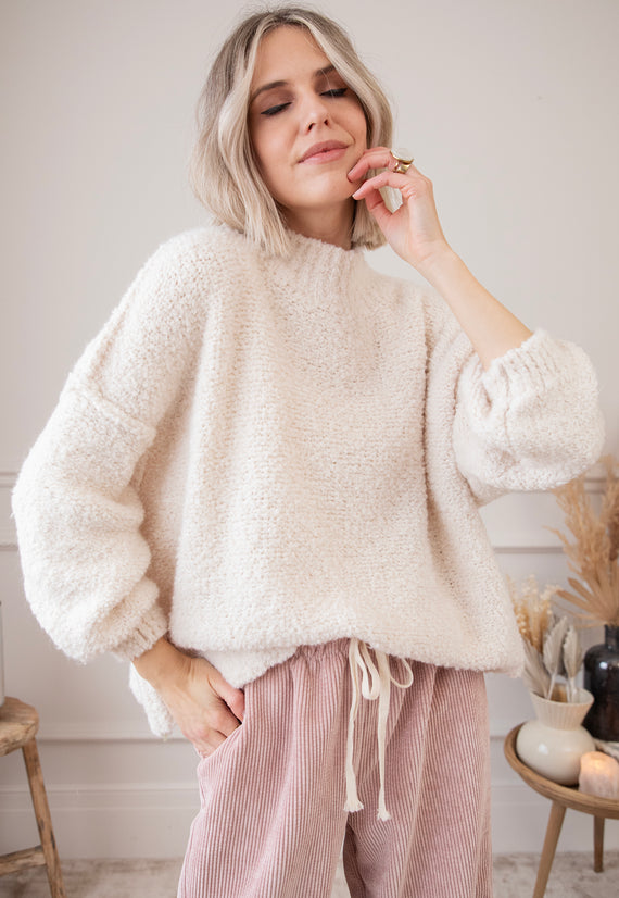 Amber Woolen Beige - Sweater