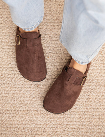 Cozy Buckle Clogs Choco - Flats