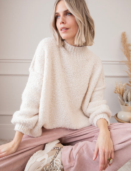 Amber Woolen Beige - Sweater