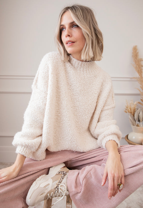 Amber Woolen Beige - Sweater