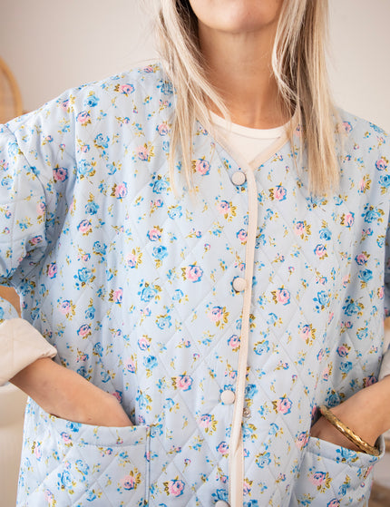 Blooming Quilt Soft Blue/Pink - Jacket