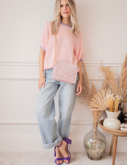 Bridget Soft Pink/Lila - Cardigan