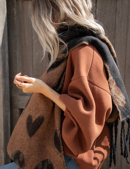 Schal - Falling In Love - Schwarz