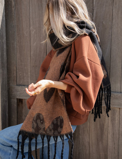 Schal - Falling In Love - Schwarz