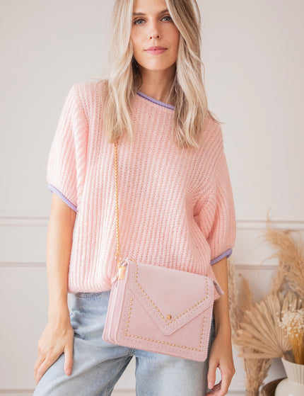 Bridget Soft Pink/Lila - Cardigan