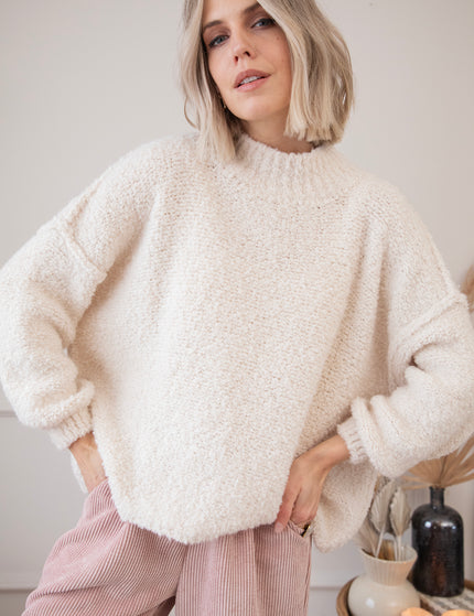 Amber Woolen Beige - Sweater