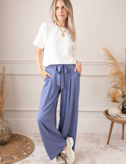 Smooth Simone Dusty Blue - Broek