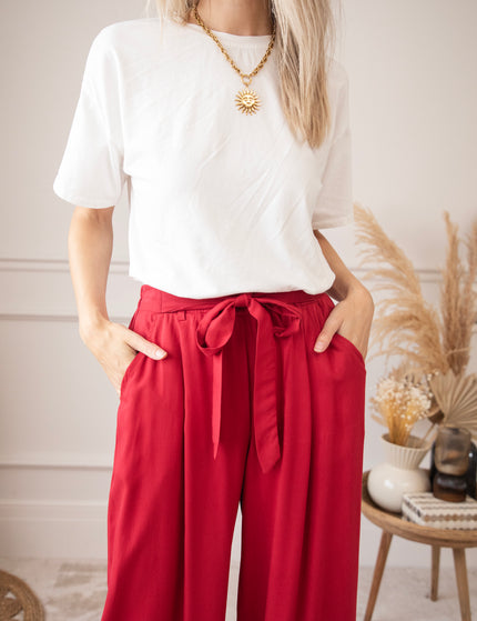 Smooth Simone Red - Broek