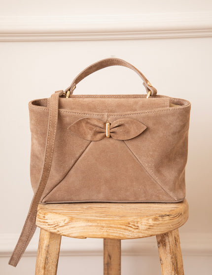 Bow Belle Taupe - Handtas