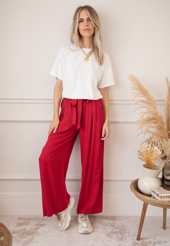 Smooth Simone Red - Broek