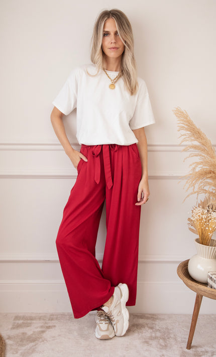 Smooth Simone Red - Broek