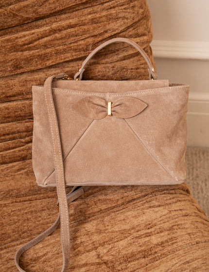 Bow Belle Taupe - Handtas