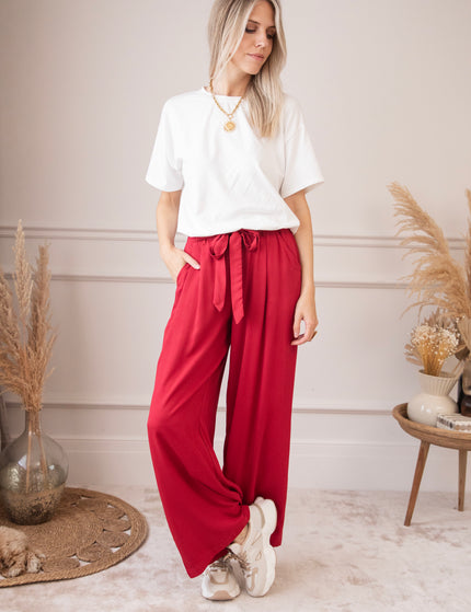 Smooth Simone Red - Broek