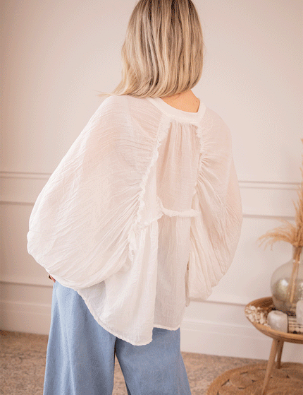 Bluse - Breezy Moments - Weiß