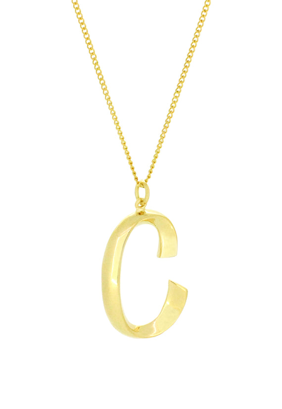 Alphabet C Gold - Ketting