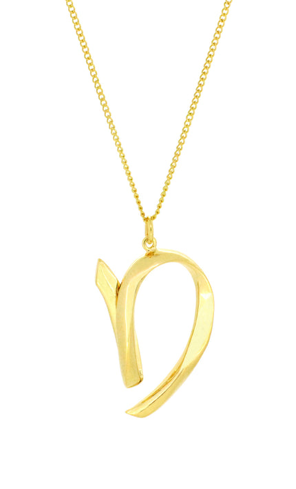 Alphabet D Gold - Chain