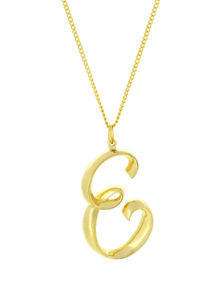 Alphabet E Gold - Ketting