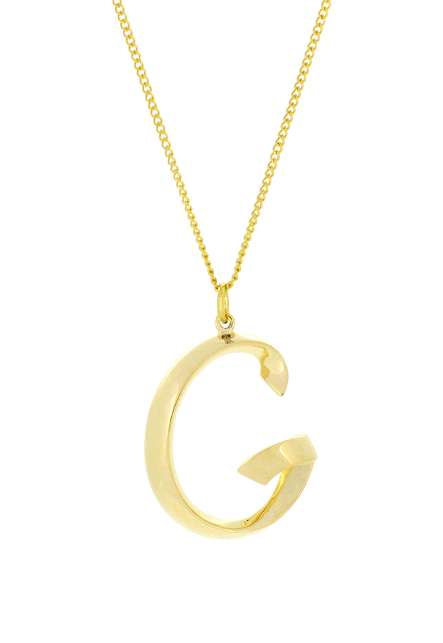 Halskette - Alphabet G - Gold