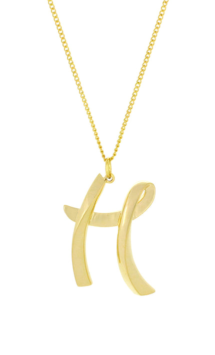 Alphabet H Gold - Ketting