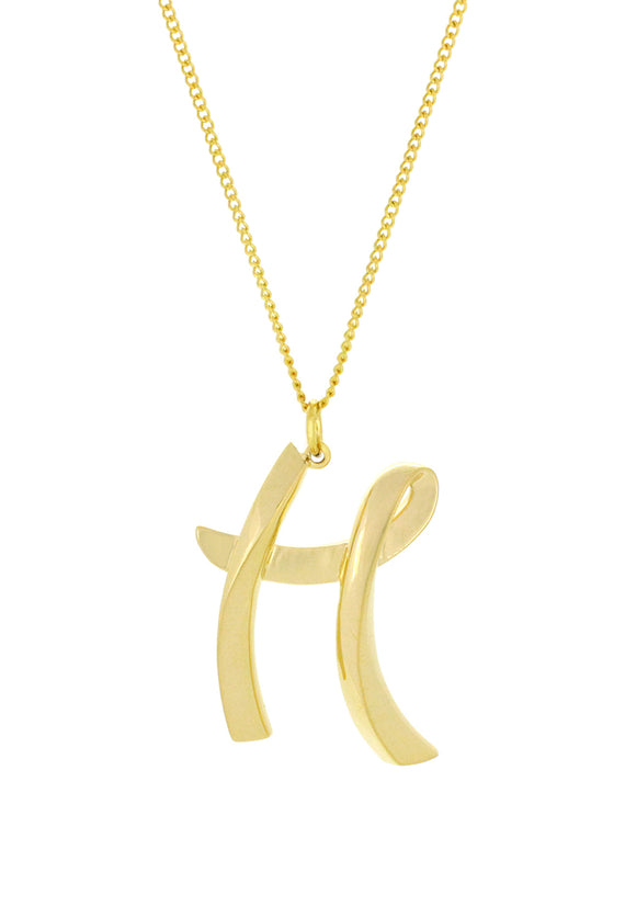 Alphabet H Gold - Ketting