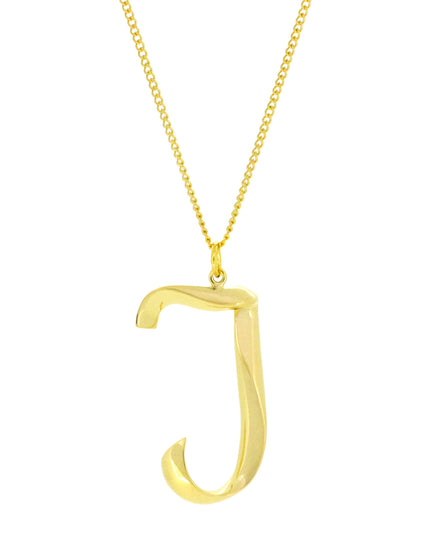 Alphabet J Gold - Chain