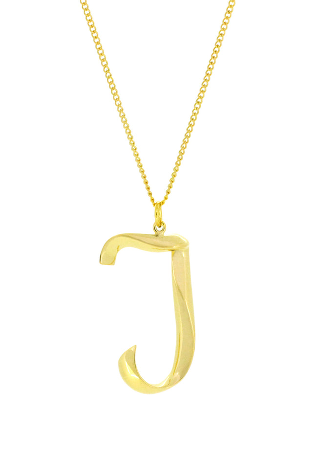 Alphabet J Gold - Chain