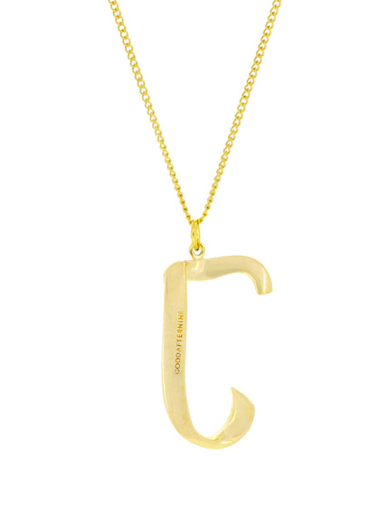 Alphabet J Gold - Chain