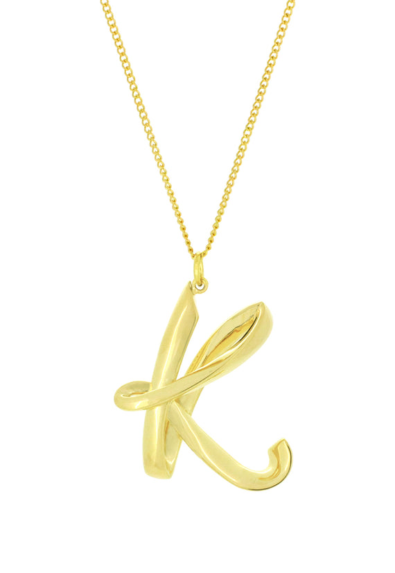 Alphabet K Gold - Ketting