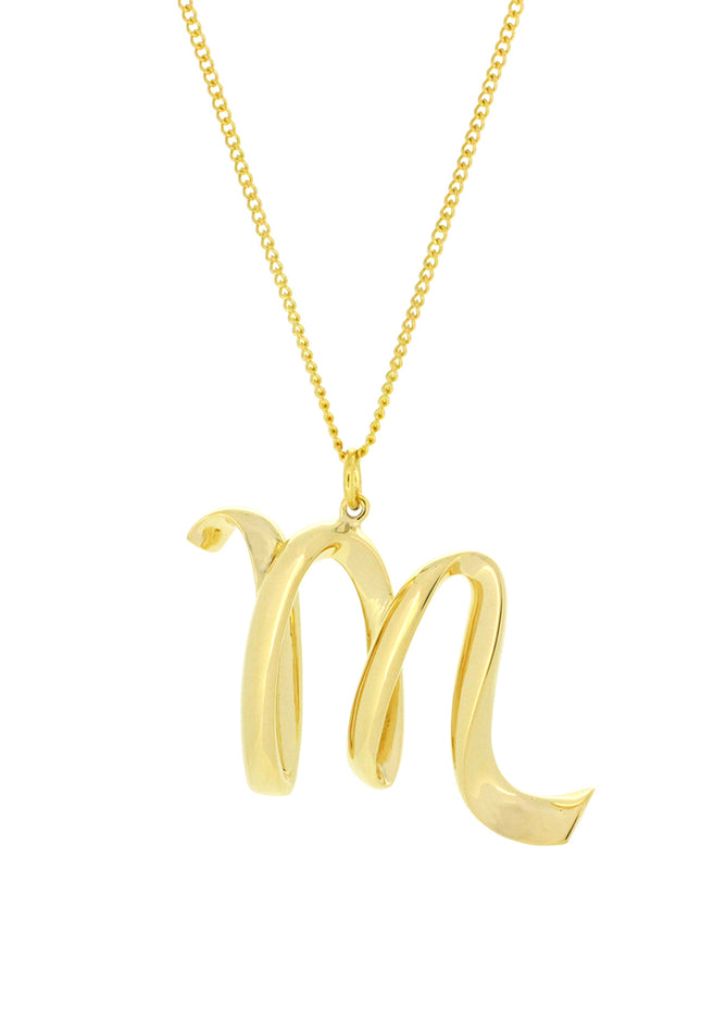 Alphabet M Gold - Chain