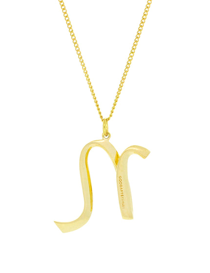 Alphabet N Gold - Chain