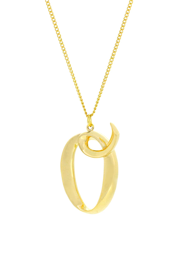 Alphabet O Gold - Ketting