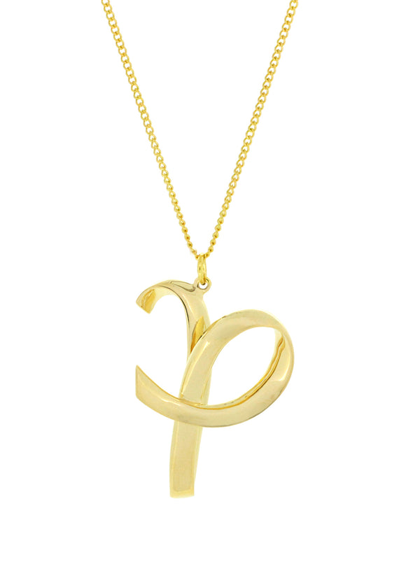 Alphabet P Gold - Ketting