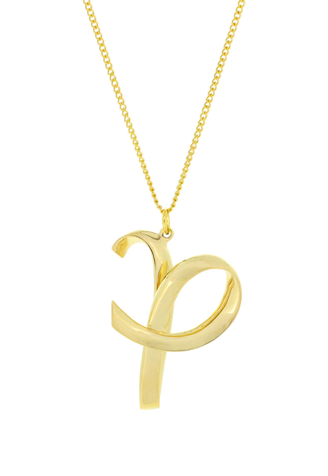 Alphabet P Gold - Chain