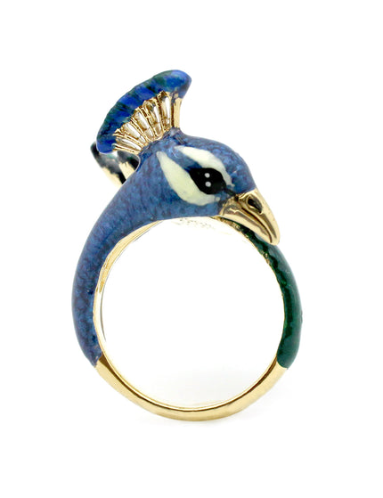 Ring - Peacock - Blau