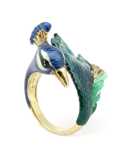 Ring - Peacock - Blau