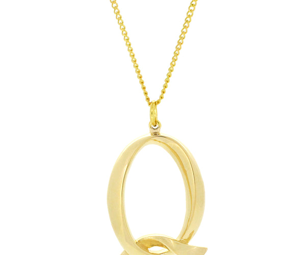 Alphabet Q Gold - Ketting