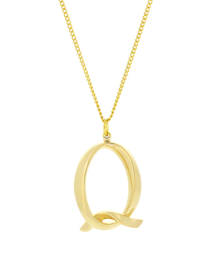 Alphabet Q Gold - Chain