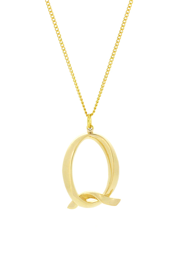 Alphabet Q Gold - Ketting