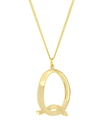 Alphabet Q Gold - Chain