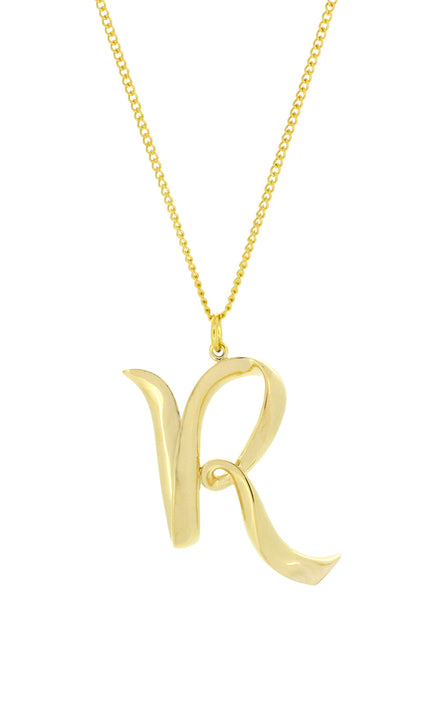 Alphabet R Gold - Chain