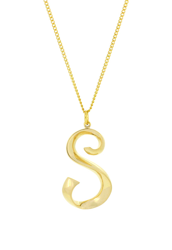 Alphabet S Gold - Ketting