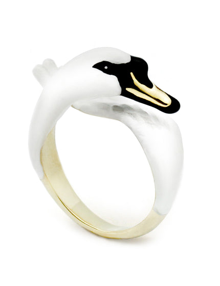 Ring - Swan - Weiß